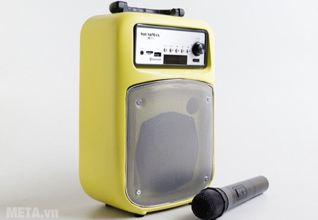  Loa bluetooth SoundMax M-1 có mic không dây đi kèm