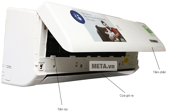 Cấu tạo của điều hòa 2 chiều 12000 BTU Electrolux ESM12HRF-D1.