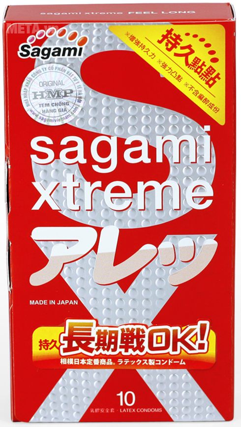 Bao cao su Sagami Xtreme Feel Long giúp cuộc yêu kéo dài hơn, cảm xúc thăng hoa hơn 