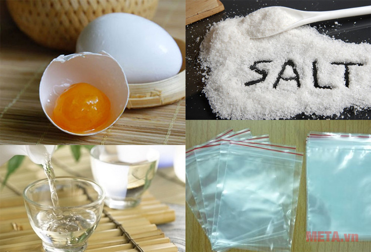  Nguyên liệu làm món trứng muối khô