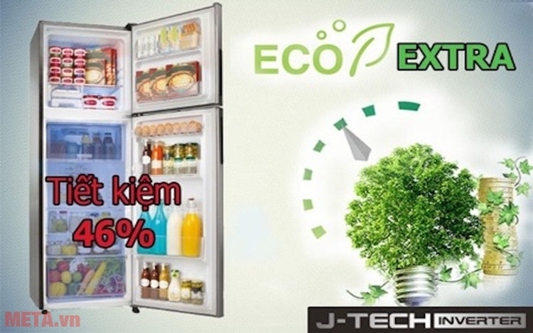 Tủ lạnh Sharp J-TECH INVERTER SJ-X281E-DS 271L
