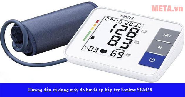 Hướng dẫn sử dụng máy đo huyết áp SBM38