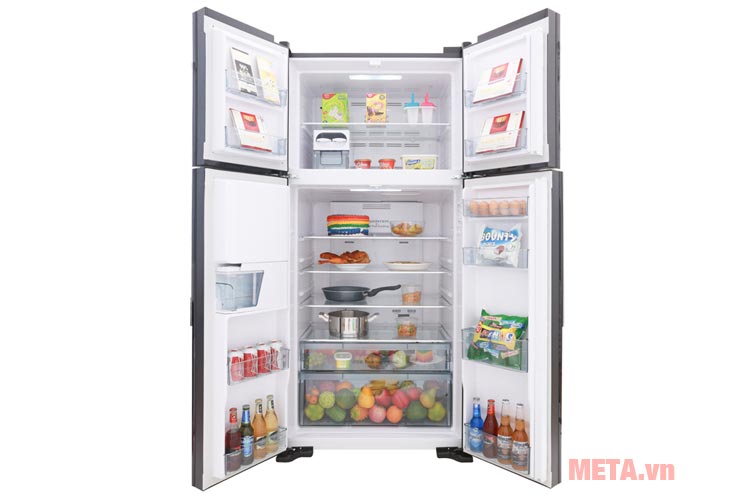 Tổng quan tủ lạnh Hitachi R-FW690PGV7 GBK/GBW