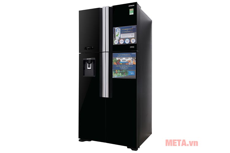 Tủ lạnh 4 cánh Hitachi R-FW690PGV7 GBK/GBW