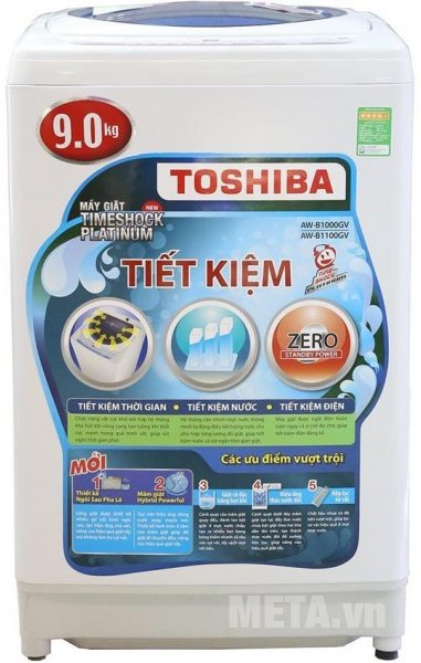 Máy giặt cửa trên Toshiba AW-B1000GV (9kg)
