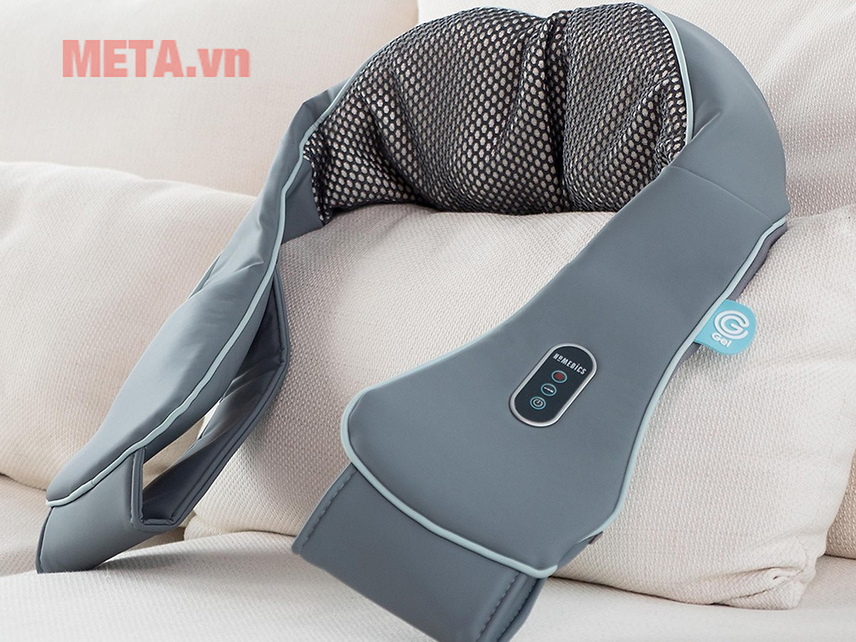 Đai massage vai cổ gáy 3D Shiatsu gel HoMedics NMS-700RCG-EU