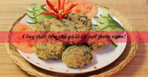 Chả gà lá lốt