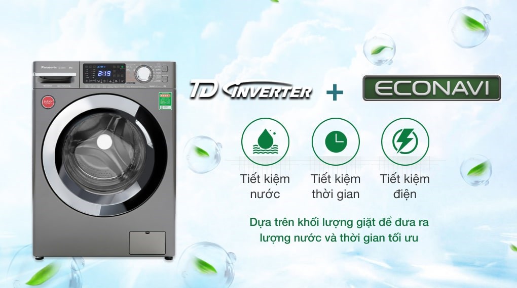 Công nghệ cảm biến Econavi trên máy giặt Panasonic