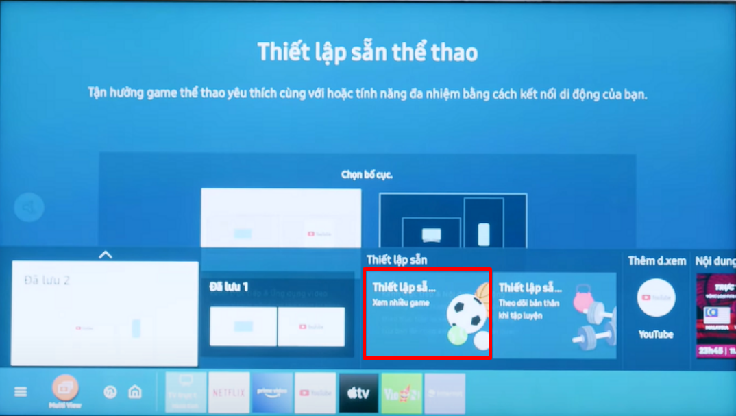 Cách cài đặt MultiView trên TV Samsung