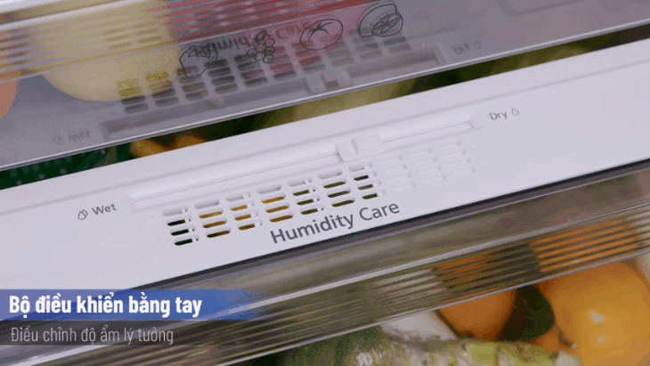 Review chi tiết tủ lạnh Panasonic 550 lít NR-DZ601YGKV - Humidity Care