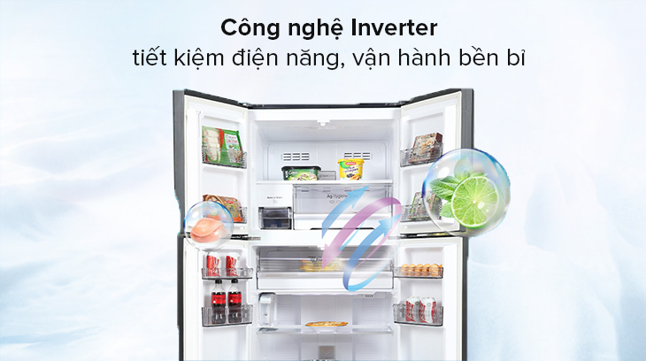 Review chi tiết tủ lạnh Panasonic 550 lít NR-DZ601YGKV - Inverter