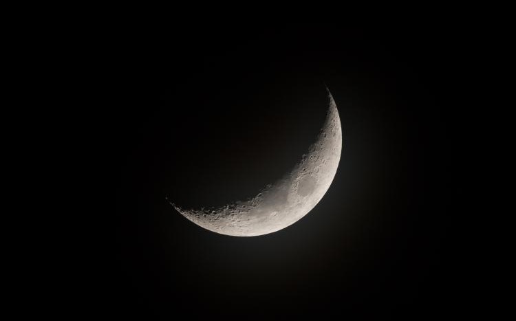 Waxing crescent moon