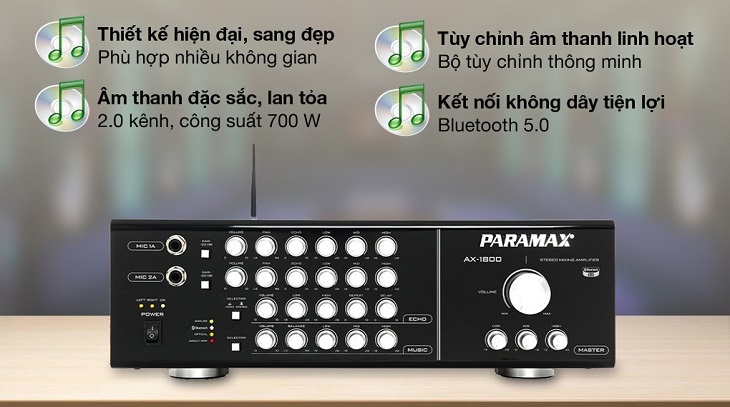 Amply Karaoke Paramax AX-1800 