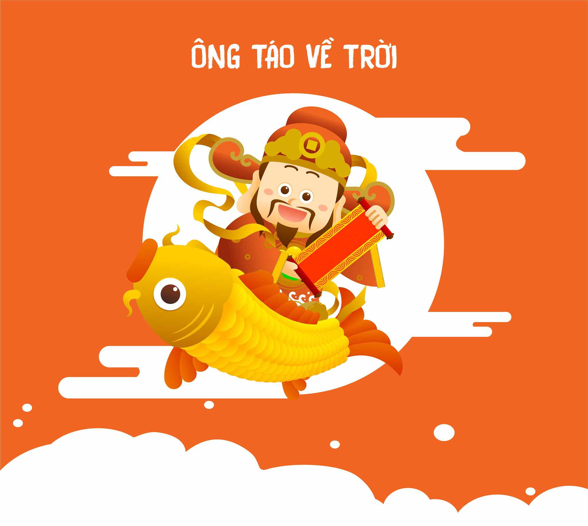 Ảnh ông Táo về trời