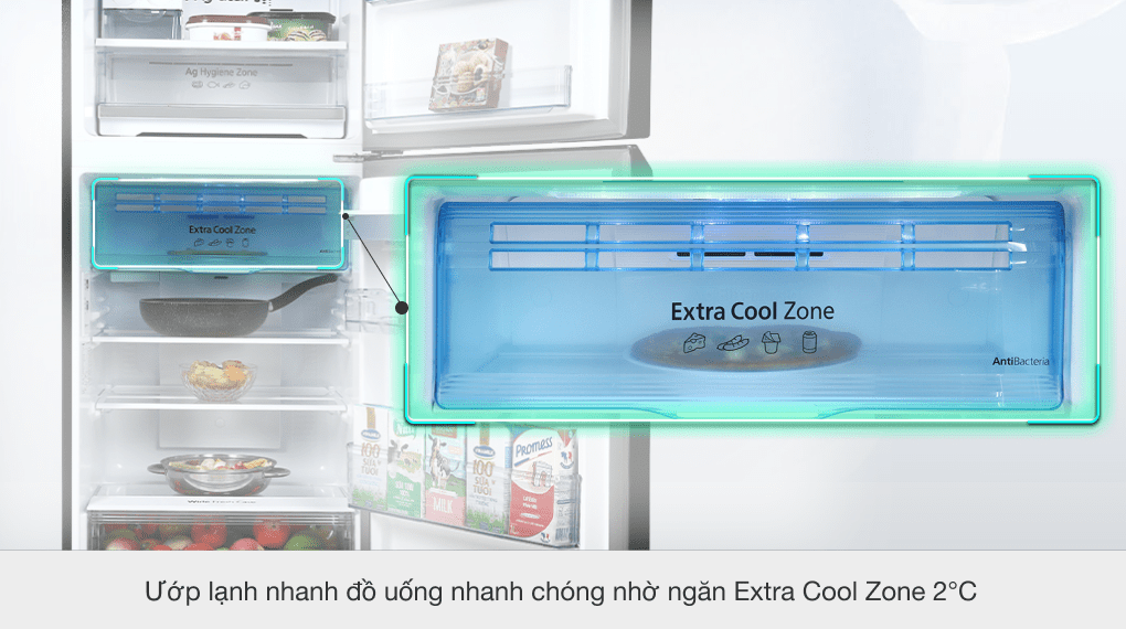 Ngăn Extra Cool Zone làm lạnh nhanh