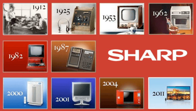 Quá trình phát triển của thương hiệu Sharp