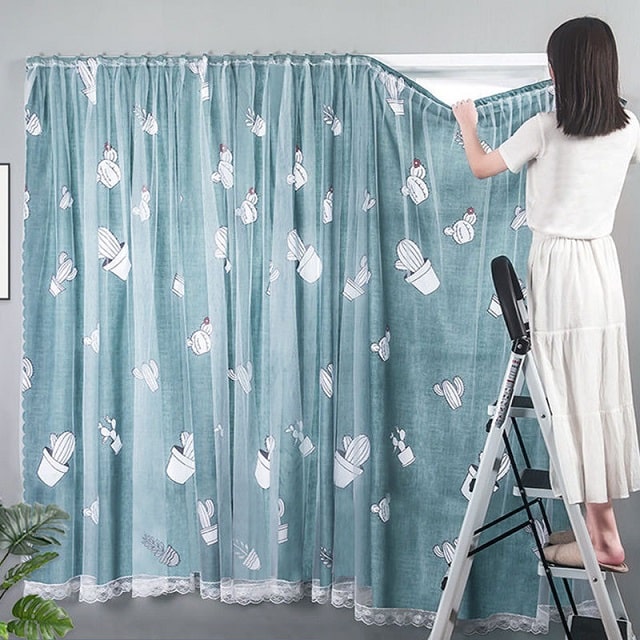 Cách tháo rèm cửa để giặt
