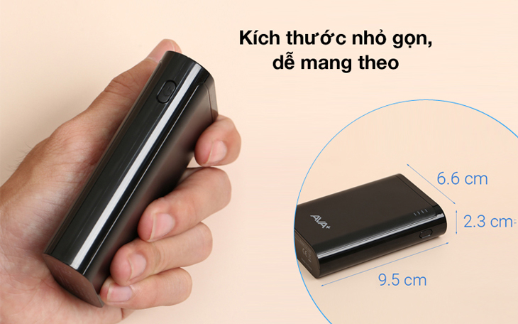 Pin sạc dự phòng 7.500 mAh AVA+ Y68