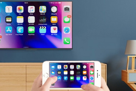 Cách kết nối iPhone với tivi Samsung để chia sẻ màn hình